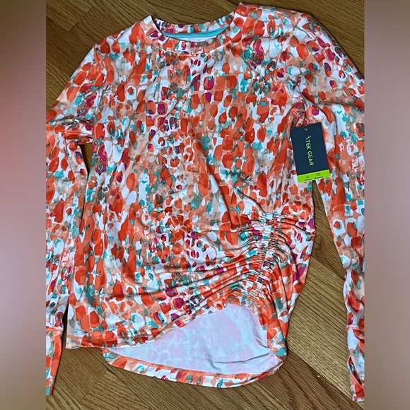 Tek Gear Girls Swim Shirt 10/12 - Picture 1 of 3